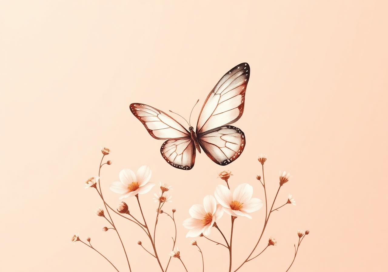 Butterfly in transformation, symbol of the Relazioni Sane journey